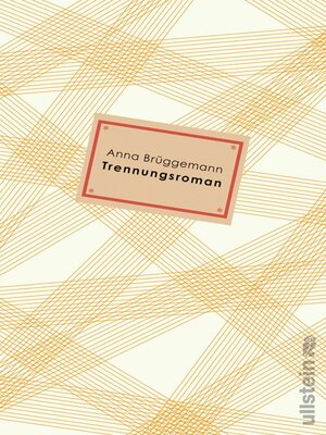 cover image of Trennungsroman